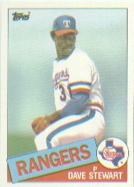 1985 Topps Baseball Cards      723     Dave Stewart
